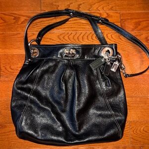 COACH Black Leather Women's Bag
